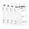thumbnail image 4 of 4 Piezas Cuaderno Religioso Bloc de Notas Desprendible Diario de Oraciones Portátil para Tomar Apuntes Sermón Adecuado para Estudio Bíblico Reuniones Compartir en Familia, 4 of 9