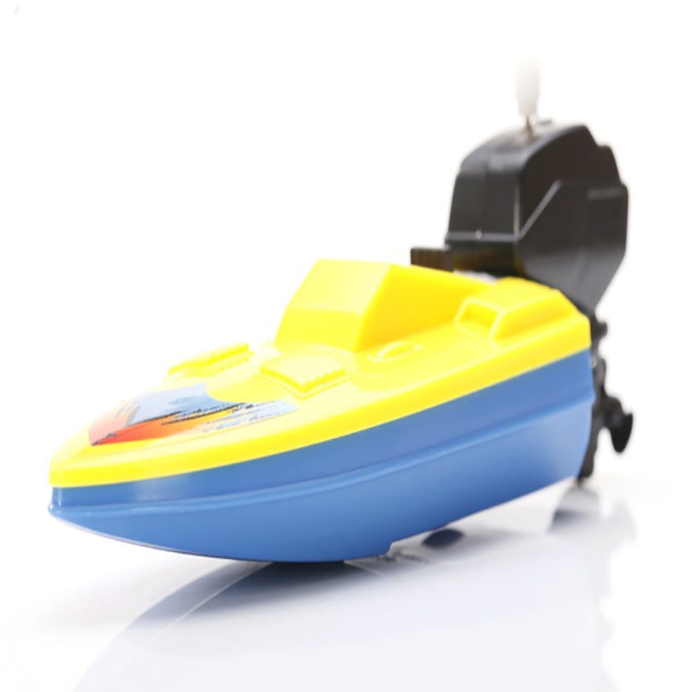 Wind Up Clockwork Boat Ship Toys Play Water Bath Toy For Children Kid Creative 