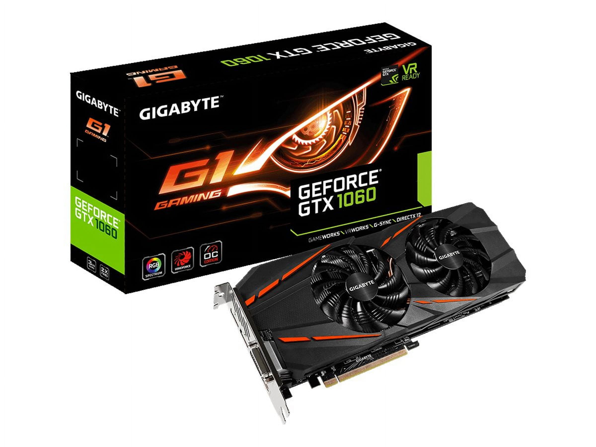 MSI GAMING GeForce GTX 1060 6GB GDDR5 DirectX 12 VR Ready (GeForce