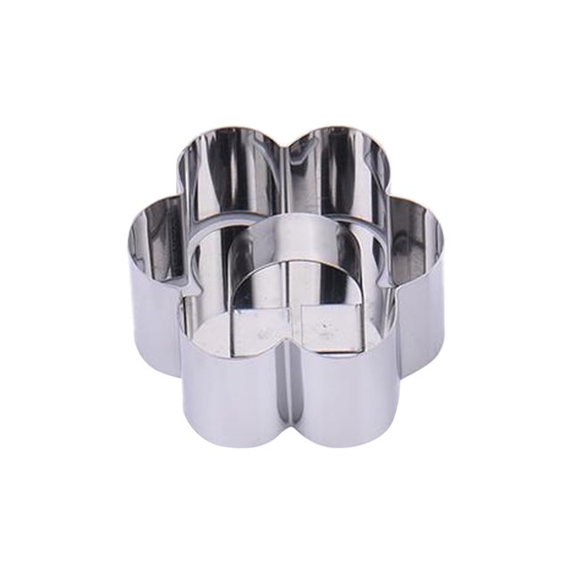Agiferg Baking Tools Stainless Steel Cake Mold With Push Plate Sushi Cutting Mold Tool