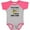 Baseball Heather and Hot Pink, variant on Inktastic Pack My Diapers I Am Going Fishing with Pop-pop Boys or Girls Baby Bodysuit