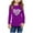 Purple, variant on Odeerbi Kids Boys Girls Long Sleeve Shirt Fall Winter Base Layer Cartoon Printed Undershirt Cute Print Shirts Crewneck Tops Dressy Casual Blouses Kids Clothes Olive Green