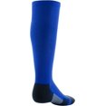 thumbnail image 3 of Under Armour Adult Team Over-The-Calf Socks, 1-Pair, Royal/Black/White, Large, 3 of 3