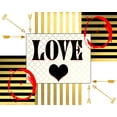 thumbnail image 2 of LightBoxJournal 24x20 White Modern Wood Framed Museum Art Print Titled - Gold Love, 2 of 4