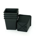 thumbnail image 5 of CoSoTower 5" Square Nursery Plant Pot - Garden Plastic Pots with Drainage (5-Pack), 5 of 7