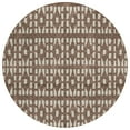 thumbnail image 2 of Addison Rugs Chantille Indoor/Outdoor Transitional Geometric Brown Washable Round Rug, 8' x 8', 2 of 6