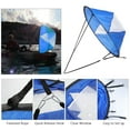 thumbnail image 1 of Kayak Wind Sail, 108cm Foldable Transparent Window Canoe Sail with Storage Bag, Easy to Use for Kayaks Canoes Inflatable Boats, 1 of 7