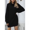 thumbnail image 2 of LAICAIW Robe Chandail Longue Ample à Col Roulé Oversize pour Femmes, 2 of 7