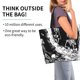 thumbnail image 2 of Fotbe Skeleton Wave Artwork Bolsa Tote Estética de Lona con Estampado para Mujer - Bolsa Reutilizable de Hombro Casual para Vacaciones, Compras, Trabajo y Gimnasio, 2 of 8