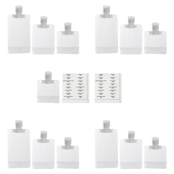 Travel Pouches Liquid Mini Empty Lotion Bags Baby 11x7.8cm