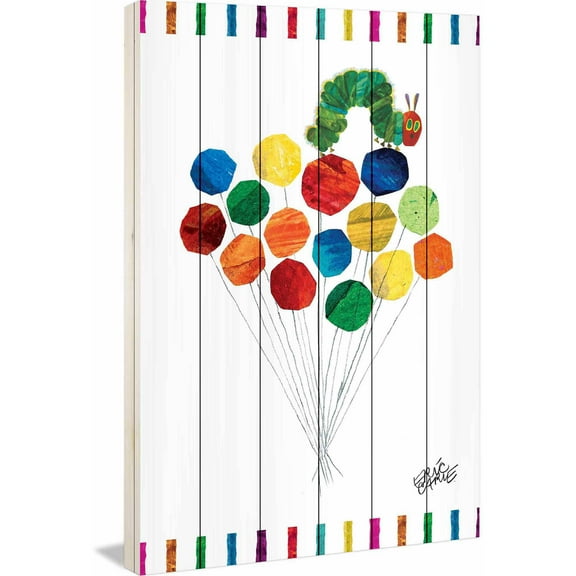 MARMONT HILL Caterpillar on Balloons - Multi-Color 24 x 36