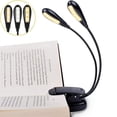 thumbnail image 1 of Luz de libro recargable de 14 LED, luz de lectura con clip en la cama, lámpara de pie, 1 of 5