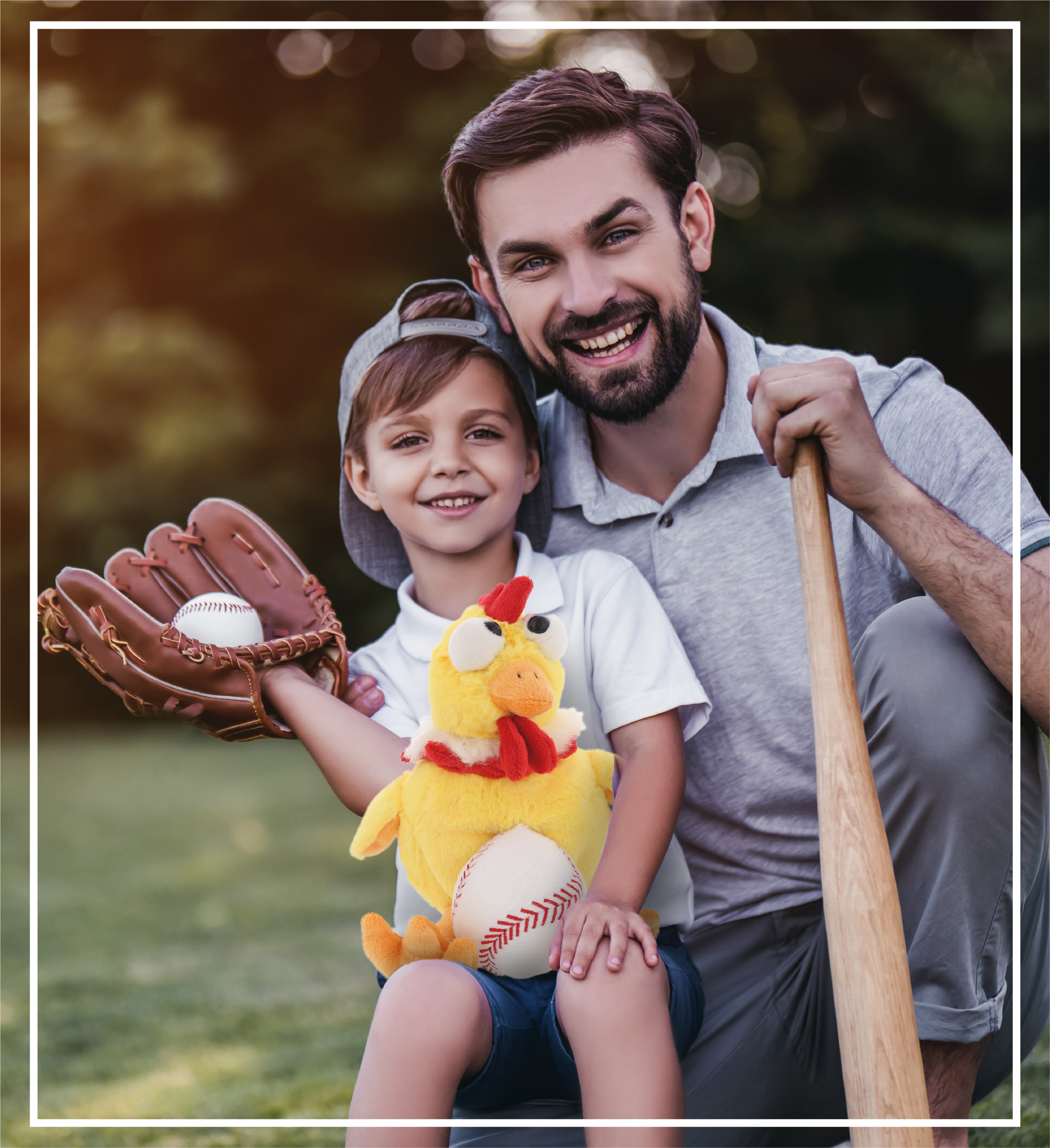 DolliBu Yellow Rooster Stuffed Animal with Baseball Plush - Soft Huggable Rooster, Adorable Playtime Plush Toy, Cute Farm Animal Gift, Baseball Plush Animal Toy for Kids, Adults - 10.5 Inch