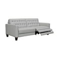 thumbnail image 2 of Benjara 81 Inch Leatherette Sofa with Power Reclining Mechanism, White, 2 of 5