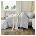 thumbnail image 7 of TiaGOC Light Grey Comforter Set Queen Size, 3 Pieces Boho Summer Tufted Bedding Set & Collections, All Season Bed Set (90x90In Comforter and 2 Pillow Shams), 7 of 7