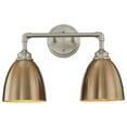 thumbnail image 2 of Vanity Art 2-Lights Wall Sconce Lighting Vintage Industrial Indoor and Outdoor Light Fixture Wall Mount Lamp Bath Sconce for Farmhouse, Bedroom, Bathroom Vanity, Living Room BA221-2SN-GL, 2 of 3