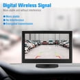 thumbnail image 3 of Bileeko 5'' Digital Wireless Backup Camera Kit, Stable Signal Backup Camera with Monitor and Durable Rear View Camera for Universal Cars, Trucks, SUV, 3 of 7