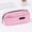 Pink, variant on Pink Double Layer Pencil Case - Large Capacity Travel Organizer for Pens, Makeup, Art Supplies (Oxford Fabric, TSA-Friendly)