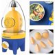 thumbnail image 1 of Egg Scrambler Shaker Manual Egg Mixer Egg Maker Yolk Mixer With Drawstring For Kitchen Hard Boiled Eggs, 1 of 5