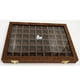 thumbnail image 3 of Organizador de exhibición de joyas Bewildely caja de almacenamiento de joyas 54 rejillas Morado oscuro, 3 of 6