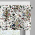 thumbnail image 3 of Ambesonne Multicolor Window Valance, Flora Pattern, 54" X 12", Multicolor, 3 of 5