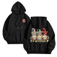 thumbnail image 4 of UngA Christmas Hoodie for Women Oversized Fleece Long Sleeve Comfy Hoodies for Women Casual Basic Pullover Sweatshirts 2025 Fall Outfits Y2K Clothes Womens Christmas Sweatshirt (Black,XXXL), 4 of 7