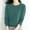 Green, variant on Women's Casual Loose Fit Knitted Pullover Sweater Low Cut Round Neck Women's Sweatshirt Retro Sweatshirts All Outfits for Men Women's Pullover Sweaters Short Sleeve Womens Knit Sweater