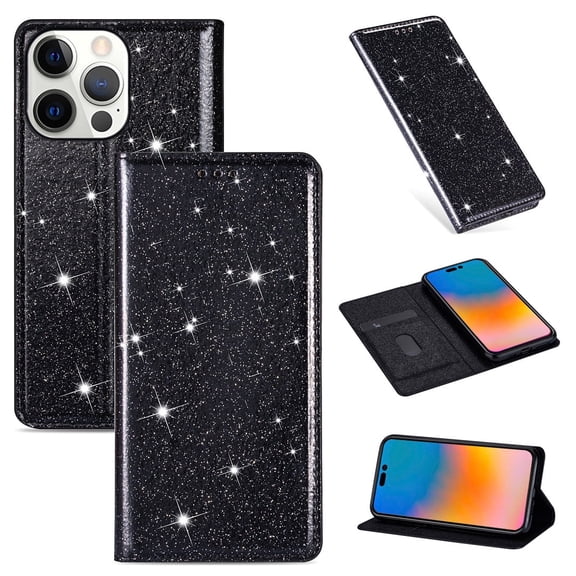 Retro Glitter flip card slot phone case for Samsung S25 Edge S25ultra S24 Plus S23 FE S22 S21 A56 A36 A26 25 A16 A55 A06 protective leather cover