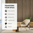 thumbnail image 4 of INTIGE 4-Pack 92.5''x 7.8'' Decorative Wood Wall Panels, Soundproof Wood Wall Panels for Office, Home, 4 of 6