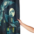 thumbnail image 4 of Polyester Fiber Shower Curtain, Fantasy Night Dream Shower Curtain, Metal Buckled Eye Waterproof Shower Curtain, Can Be Washed-72x72in, 4 of 8