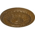 thumbnail image 3 of 38 3/8"OD x 2 7/8"P Oslo Ceiling Medallion (Fits Canopies up to 7 5/8"), Hand-Painted Smokey Topaz Crackle, 3 of 6