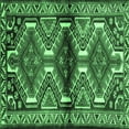 thumbnail image 1 of Ahgly Company Indoor Square Persian Emerald Green Traditional Area Rugs, 6' Square, 1 of 4