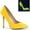 Neon Yellow Patent, variant on Women's Pleaser Amuse 20