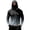 Black, variant on Men's Ombre Print Hooded Long Sleeve Sun Shirt - Fashionable Gradient Pullover with Built-in Face Mask & Zipper Pocket - UPF 50+ Quick Dry Athletic Top for Fishing, Hiking & Summer 2026 Pink L