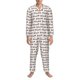 thumbnail image 3 of Balery Christmas Train Pijama para Hombre de Dos Piezas con Manga Larga, Conjunto de Dormir y Descanso Suave con Bolsillos-X-Large, 3 of 7