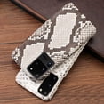 thumbnail image 2 of Funda de cuero Natural para teléfono móvil Samsung, carcasa de piel de pitón para Samsung Galaxy S21, S22, Ultra S21FE, S10E, S9, s8plo, Note 20, ultra 8, 9, 10Plus, A50, A70, A51 qym unisex, 2 of 2