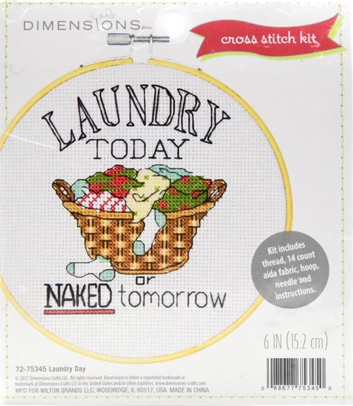Simplicity Laundry Day Cross Stitch Kit