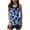 Blue, variant on Women's Two Piece Set Fashion Tankini Vintage Printed Swimsuit High Waisted Tummy Control Beachwear Swimwear Conservative Summer