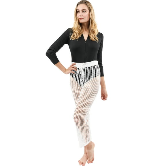Maybrook Crochet Pant - White