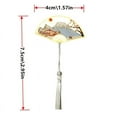 thumbnail image 2 of 1pc Traditional Chinese Folding Fan Bookmark - Perfect for Reading Newspapers & Office Supplies!, 2 of 5