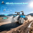 thumbnail image 3 of KerryYoo SAT5 24V Kids ATV, Licensed Can-am 4 Wheeler for Kids, Kerry Yoo Children Electric Car, 2 Seats, Parental Handle, Suspension, Safety Belt, Music-Blue, 3 of 7