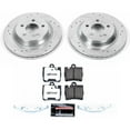thumbnail image 3 of PowerStop Rear Z26 Street Warrior Carbon-Fiber Ceramic Brake Pad and Drilled and Slotted Rotor Kit Fits: MERCEDES-BENZ Select Models K2997-26, 3 of 9
