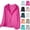 #01 Hot Pink, variant on Womens UPF 50+ Sun Protection Hooded Jackets Full Zip Up Long Sleeve Shirts Lightweight Breathable Hiking Fishing Athletic Jackets Casual Wear , L, #01 Black