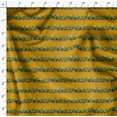 thumbnail image 4 of Soimoi Gold Poly Georgette Fabric Cactus With Conical Pot Tree Print Fabric by Yard 42 Inch Wide, 4 of 5
