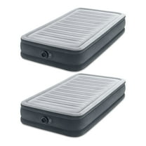 Intex Dura Beam Comfort Plus 13" Airbed Mattress w/Pump, Twin (2 Pack)