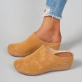 thumbnail image 6 of Women's Slippers Summer Comfort Outdoor Wedge Open Toe Slip-on Walking Sandals Beach Vacation Shoes, 6 of 10