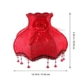 thumbnail image 2 of unbranded Pantalla De De Pie Con Encaje Y Tela Roja Ideal Para Y Oficina, 2 of 6
