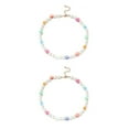 thumbnail image 4 of Qarigey Collar de perlas Gargantilla de cuentas coloridas Cadena de cuello Joyería bohemia Accesorio de moda Niñas Vacaciones Playa Diario Tipo 1 2Conjunto, 4 of 6