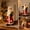 Light-Up Santa Claus Ornament Under $5 a4, variant on Fufafayo Christmas Santa Claus Figurine with Light, Lighted Resin Santa Statue, Star Cutout Light Up Santa Tabletop Ornament for Christmas Mantel Shelf Home Decor