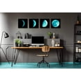 thumbnail image 3 of Inspirational Wall-Art - Quotes Office Wall Decor - Teal Wall Decor For Bedroom - Word Artwork For Home Walls Size 12x16, 3 of 6